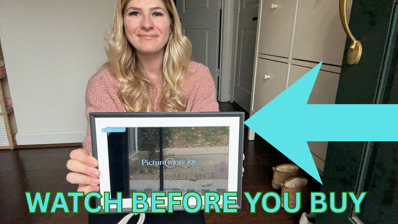 Watch My honest review of the Aura digital frame! on Amazon Live